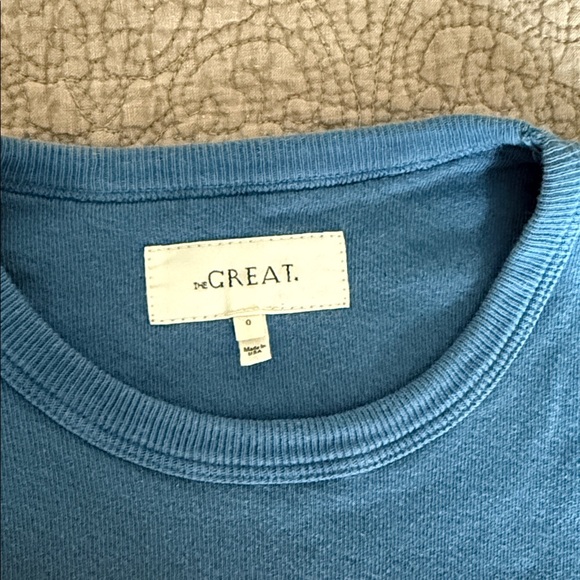 THE GREAT. The Teammate Graphic Smooth Sailing Sweatshirt - Picture 6 of 6